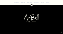 Desktop Screenshot of airballcreative.com